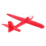 Polystyrénové lietadielko so svetlami červené 